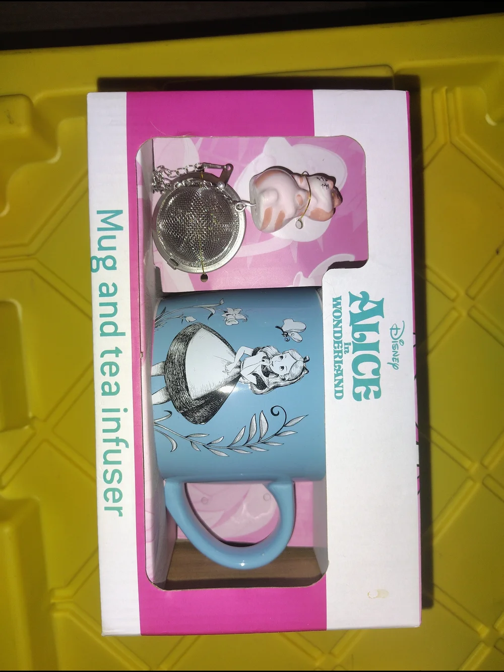 Disney Alice in Wonderland Blue Mug & Tea Infuser Set